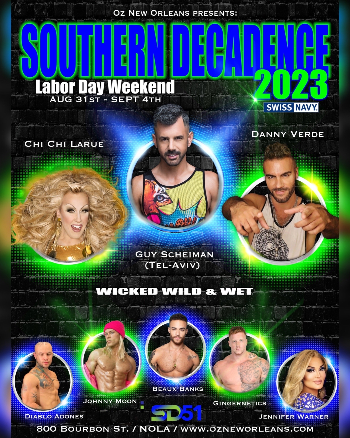 Oz New Orleans Southern Decadence 2023 Weekend (VIP Pass) Official